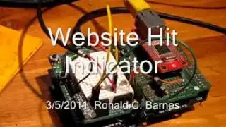 Arduino Website Hit Indicator