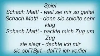 Roland Kaiser - Schach Matt Lyrics