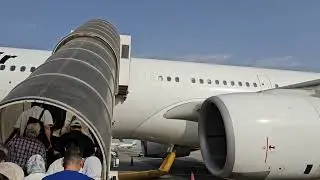Mahan Air A340_600 at IKA(Tehran) airport before flight to Istanbul.  