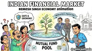 Indian Financial Market | Ramesh Singh Economy Explained in Simple Language | Whiteboard Animation