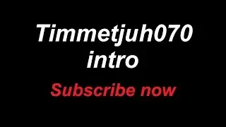 Welcome on Timmetjuh070!