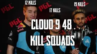 Cloud 9 PUBG Team 48 Kills Squads Game (Full Game)