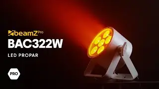 BeamZ Professional BAC322W LED ProPar RGBALC White Edition