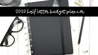 2020 PLANNER | HALF LETTER DISCBOUND | BUDGET PLANNER