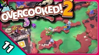 THE ALIENS NEED THEIR CAKES! | Overcooked 2: 4 PLAYER CO-OP Episode 11 | Couch Plays
