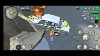 Destroying Husky Car With Sticky Rocket | Rope Frog Ninja Hero | GAYASUR GAMING|