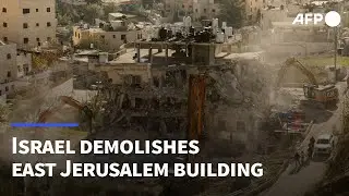 Over 100 Palestinians displaced as Israel demolishes residential building in east Jerusalem | AFP