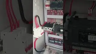 #delta plc and servo drive panel #machinery #electricalinstallation #electricalwiring