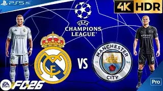 FC 26 - Man City vs. Real Madrid - Champions League | PS5&trade; Pro [4K60] 