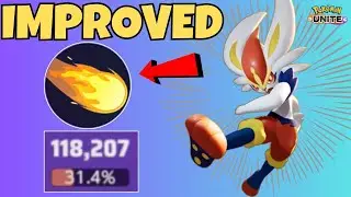 Усиленный огненный шар CINDERACE гораздо лучше | Pokemon Unite