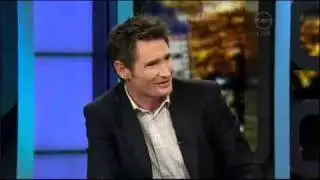 Dave Hughes talking about drugs on The 7pm Project