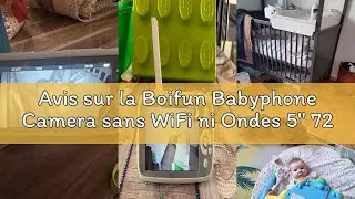 Avis sur la Boifun Babyphone Camera sans WiFi ni Ondes 5