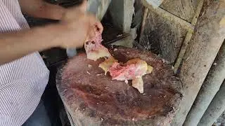 How To Cut Chicken 😱😳 ? Chicken Kaise Kate ? Chicken Katne Ka Asan Tarika ? Murga Kaise Kate ? 