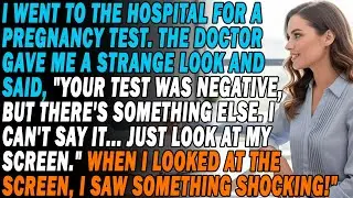 My Pregnancy Test Was Negative😔Instead Of Words🤫My Doctor Revealed A Shocking Truth On His Screen🖥️😱