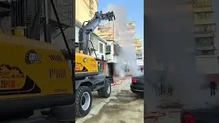 #waste #tires #plastic #garbage #scrap #recycling #loader #excavator #wheel #machinery #rubber #belt