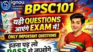 BPSC101 Important Questions 2026  BPSC101 IMPORTANT QUESTION IGNOU BPSC101previous year question