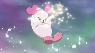 プリキュアに誤射されてしまうくるるん