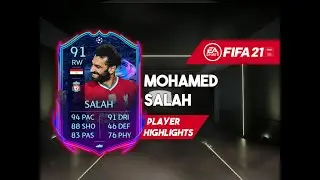 Fifa 21 - 91 Rated UCL RTTF Mohamed Salah Player Highlights | Another Good Investment?