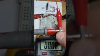 Измерение тока. Схема мультиметра с диодом Зенера 3V3 и красным светодиодом. #схема #мультиметр #...