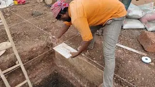 Marking of column bars on pcc bed full detail