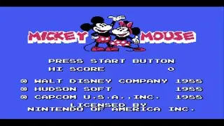 Mickey Mousecapade NES Playthrough | Classic Disney Adventure 🐭✨ Retro 8-Bit Gameplay