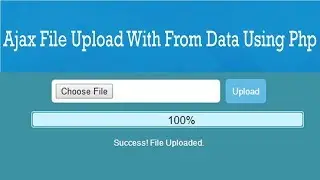 Ajax File Upload with Form Data using PHP || php news