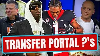 Josh Pate On Transfer Portal Questions - FSU + UGA + Clemson + Miami (Late Kick Cut)