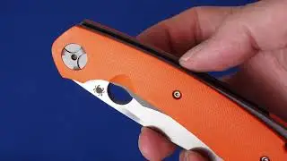 НОЖ SPYDERCO C239GPOR SUBVERT S30V G10 ORANGE Taiwan