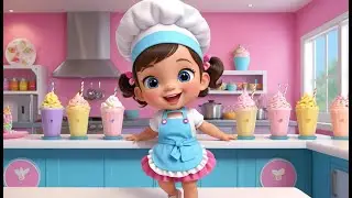 Baby Chef Milkshake Party | Fun Nursery Rhyme for Kids | Baby Learning Song