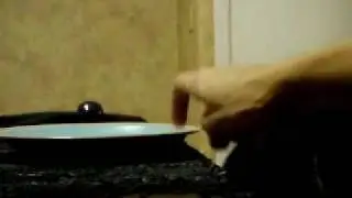 Cat Picks Up Food With Paw & Eats at Table - Baby Ratt