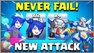 Never Fail ! New TH12 Broom Witch + Mecha Easy 3* War Attack Strategy 2024 in Clash of Clans