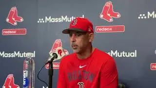 Alex Cora: Wilyer Abreu Injury Update | Red Sox vs Athletics Pregame
