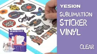 How to use YESION New Adhesive Sublimation Sticker Vinyl?