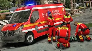 SITUATIE CRITICA! A INTRAT IN STOP-CARDIO-RESPIRATOR - GTA 5 - SMURD - LSPDFR