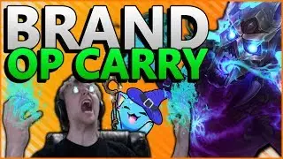GET YOUR LP WHILE IT'S HOT! BRAND IS BEST BOT LANE CARRY IN PATCH 8.12 - League of Legends