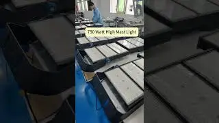 Lighting Champs Here! 750W High Mast Magic&mdash;Stadium Pros at Work! #chinalightingfactory #b2blighting