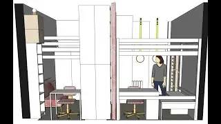 ALL IKEA Multifunctional Girls' Bedroom