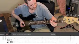 Silversun Pickups - &ldquo;Panic Switch&rdquo; Bass playthrough w/ tabs