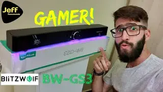 Speaker Computer BLITZWOLF BW-GS3 10W: &Oacute;tima Caixa de som GAMER para seu PC! (Unboxing)