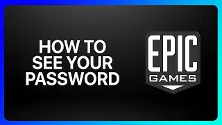 How To See Your Epic Games Password Tutorial