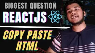 Why React is So Popular |  CopyPaste HTML Vs React | Why to Use React | React vs HTML
