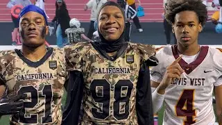 Los Angeles vs Central Valley 🏈 Army All-Star Game California Best of the West #maxpreps #football