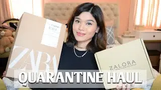 QUARANTINE HAUL (LV, ZARA, MANGO, SHOPEE, ZALORA)
