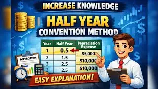 FINANCIAL ACCOUNTING  / HALF YEAR CONVENTION METHOD / EASY EXPLANATION 