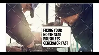 GENERATOR REPAIR! BRUSHLESS GENERATOR FIXED QUICK !!!
