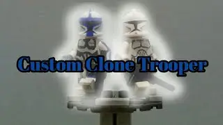Lego Star Wars Custom Phase 1 Blue Clone Trooper
