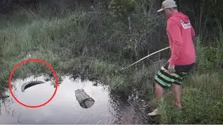 SCARIEST fishing encounters caught on camera (SCARY)