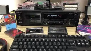 Sony TCK620 playing cassette from 1983