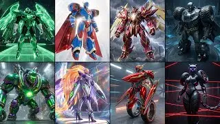 Trust me, It's AI but it ain't slop | Superhero Mechas Showcase