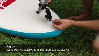 RAM Mounts on Red Paddle Co inflatable SUPs